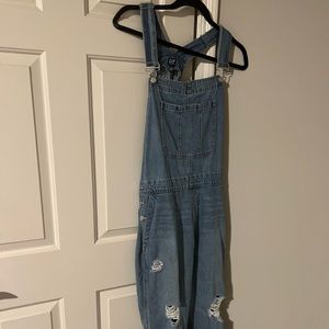 Gap blue Jean overalls